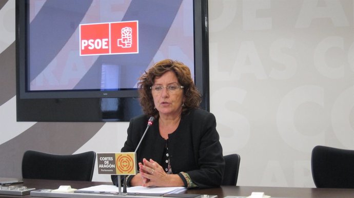 La diputada socialista María Victoria Broto