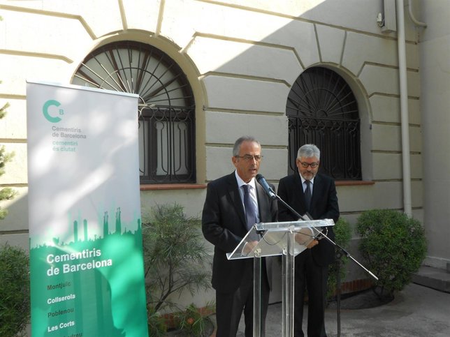 J.Valmaña y el concejal J.Puigdollers