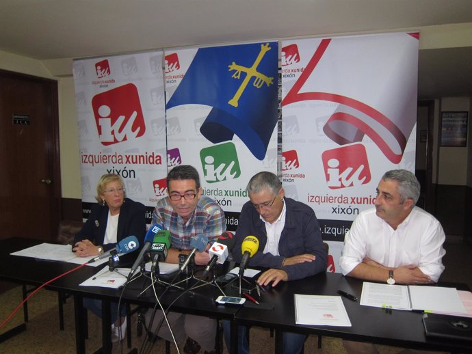 Dirigentes de IU en Asturias