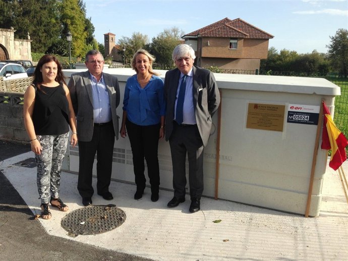 Inauguración del centro de transformación de Santibánez