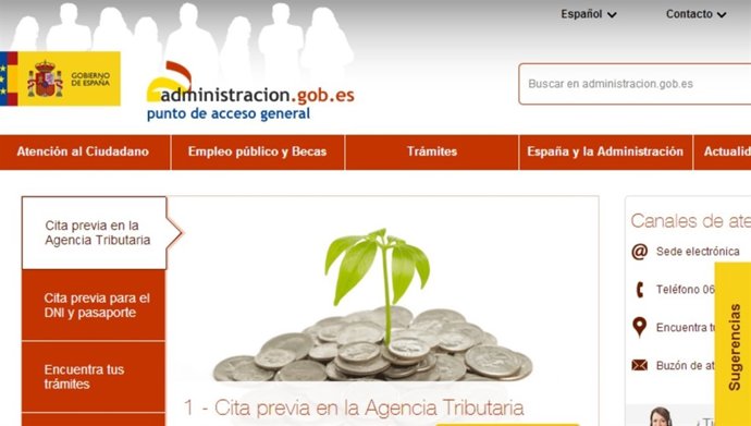 Nueva web de la AGE, punto único de entrada para los ciudadanos