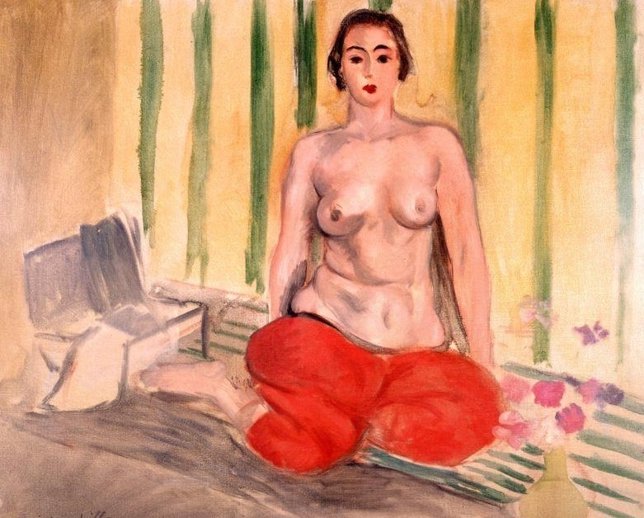 Exhiben la 'Odalisca' de Matisse junto a su copia en un museo de Venezuela