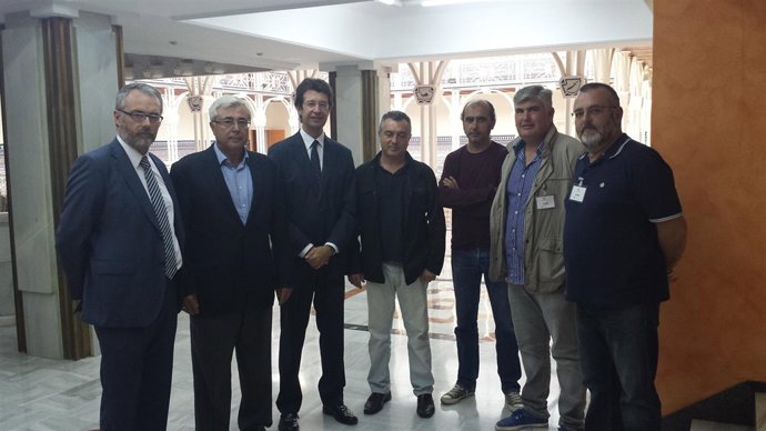 Miembros del comité de empresa de Navantia con consejero y diputados