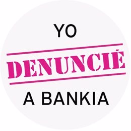 Chapa de UPyD en apoyo a sus denuncias sobre Bankia y Pujol
