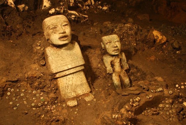 Tesoro en en Teotihuacan, México