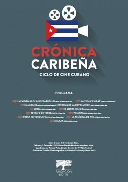 Cartel del ciclo de cine 'Crónica caribeña'