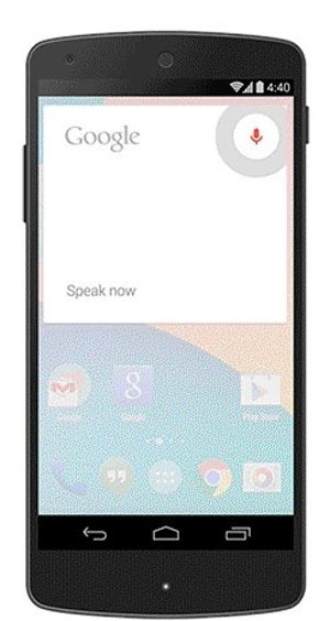 Comando de búsqueda por voz OK Google
