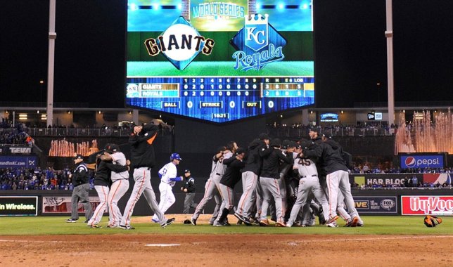 Los San Francisco Giants ganan las Series Mundiales de beisbol