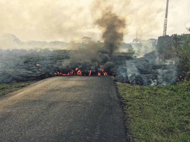 Lava Volcán Kilauea