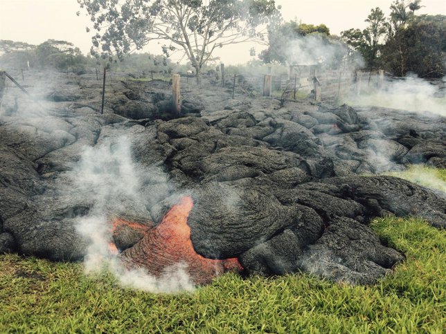 Lava Volcán Kilauea