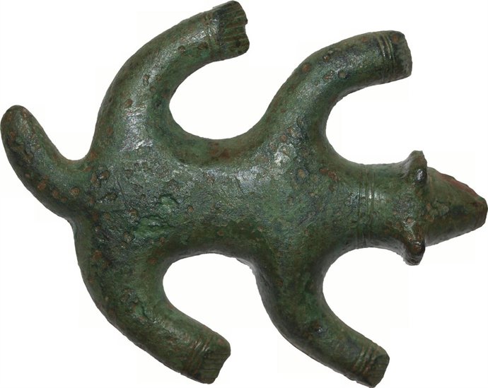 La tésera procedente del yacimiento de Las Rabas