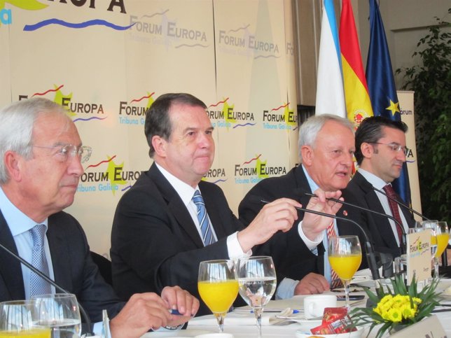 El alcalde de Vigo, Abel Caballero, en el Forum Europa