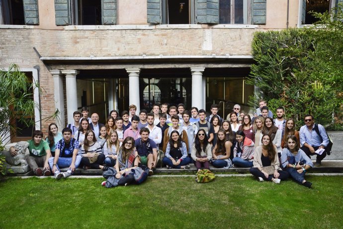 Estudiantes de Arquitectura de la Universidad de Navarra en Venecia.