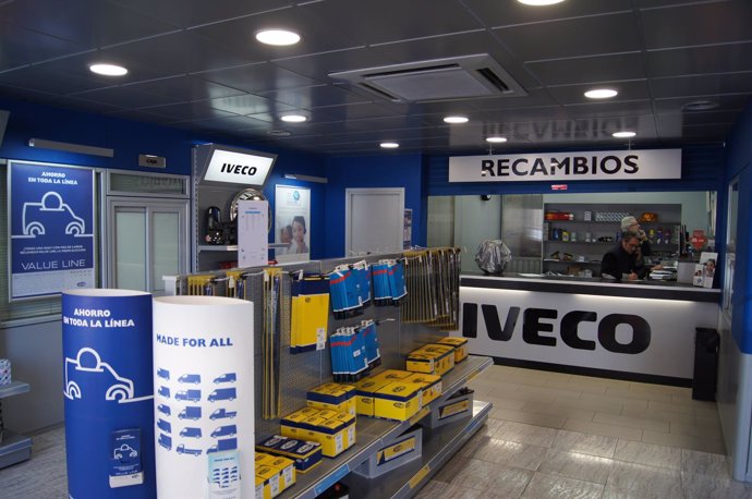 Nueva imagen de las tiendas de recambios y accesorios de Iveco        