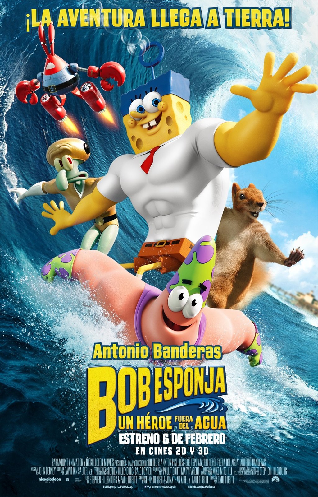 Nuevo tráiler de Bob Esponja Un héroe fuera del agua