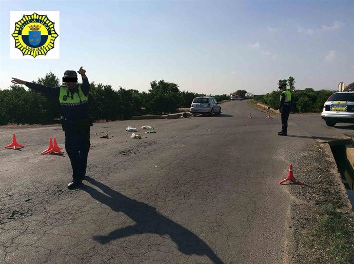 Accidente de tráfico en Burriana