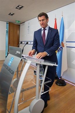  Alberto Núñez Feijóo comparecerá en rolda de prensa para dar conta dos asuntos 