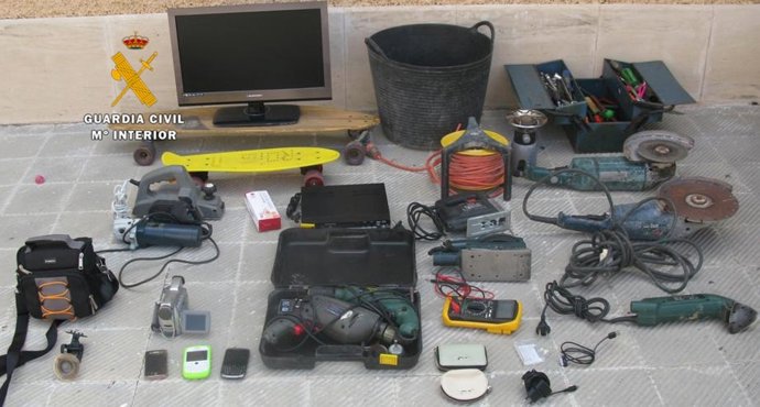 Efectos recuperados Guardia Civil