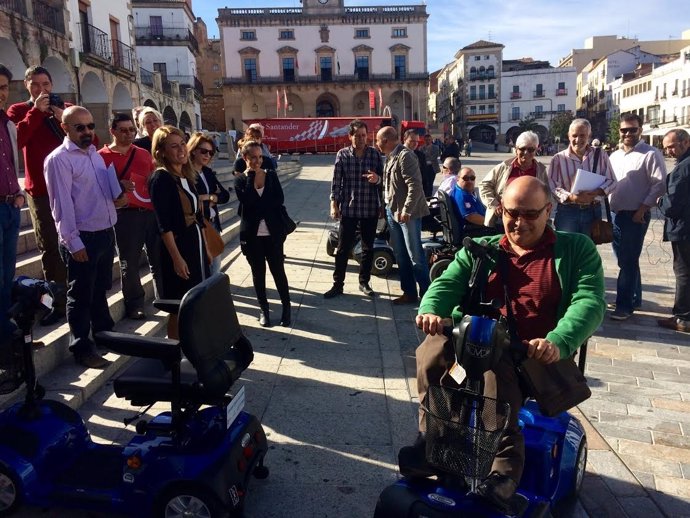 Movilidad reducida en Cáceres