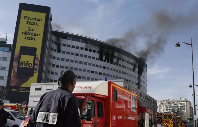 Declarado un incendio en la sede de la radio nacional francesa