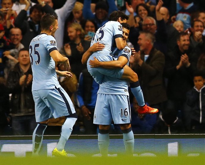 Manchester City Aguero Navas Jovetic Liverpool