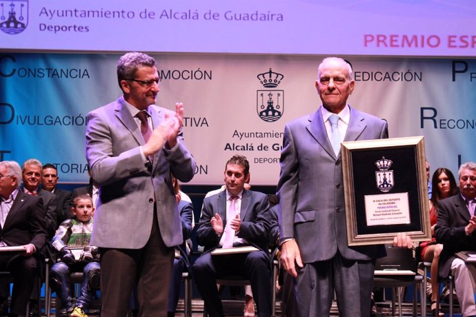 Manuel Andrade, premio especial Ciudad de Alcalá a los Deportes. 
