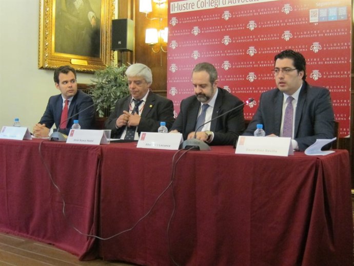 Esteve Grima (Gaj), Oriol Rusca (Icab), Abel Pié (CAC) y David D. Revilla (Ceaj)