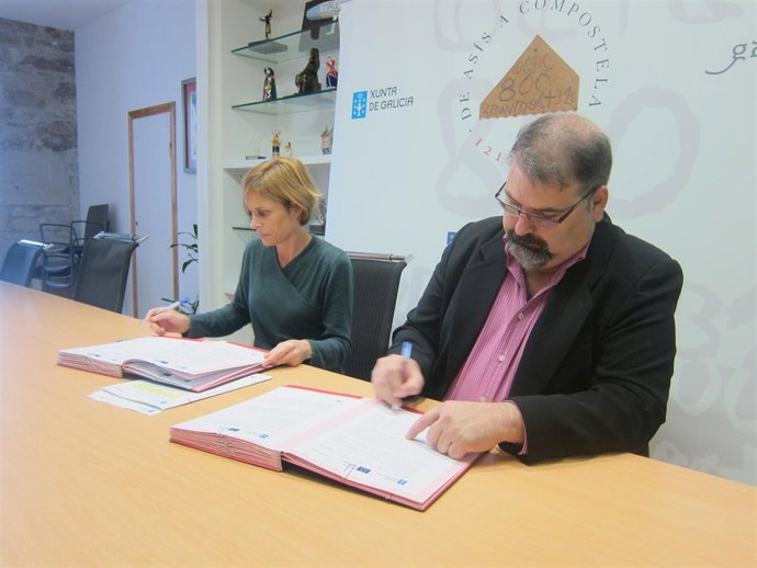 La directora de Turismo de Galicia y el presidente del Clúster de Turismo