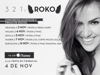 Fechas de las firmas de discos y actuaciones acústicas de Roko