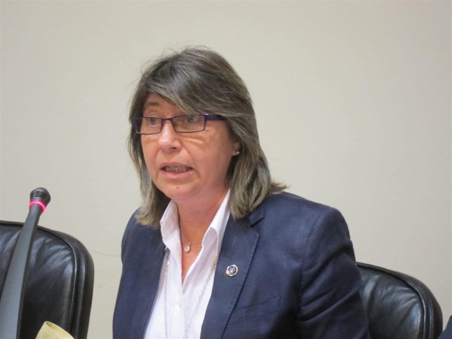 Rosa Quintana en el Parlamento de Galicia