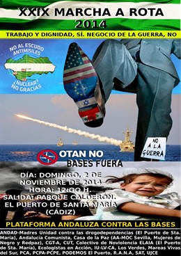 Cartel de la XXIX Marcha a Rota