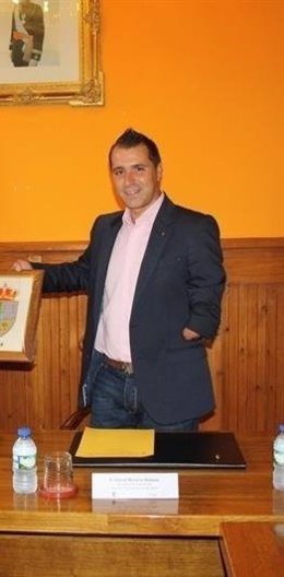 El alcalde de Aller, David Moreno Bobela. 