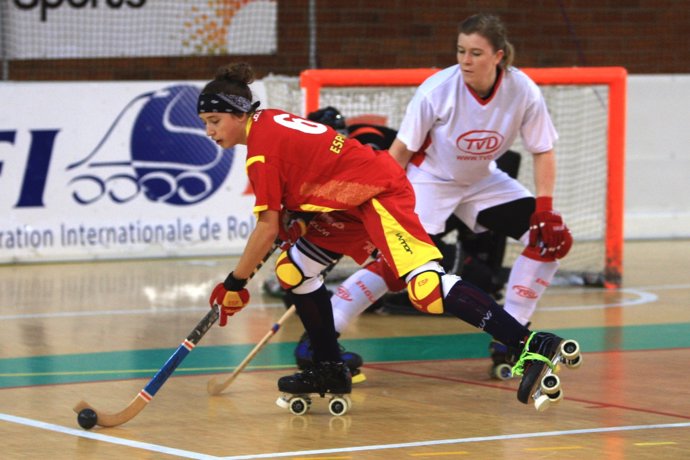 España selección española Inglaterra hockey patines Campeonato Mundo femenino