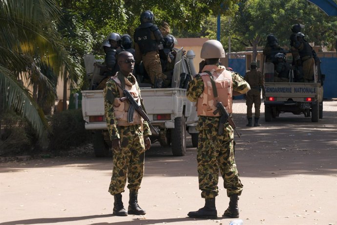 Militares en Burkina Faso