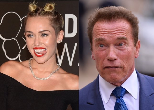 Arnold Schwarzenegger, ¿horrorizado por la relación de Miley y su hijo?