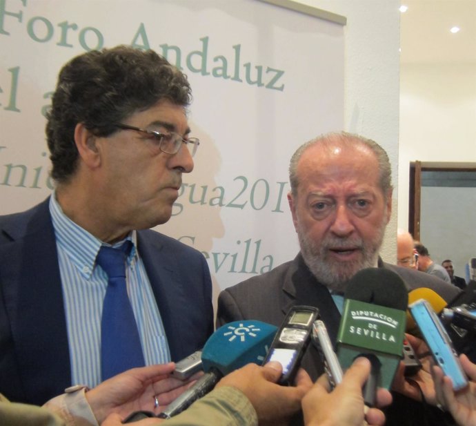 Diego Valderas, hoy junto a Fernando Rodríguez Villalobos