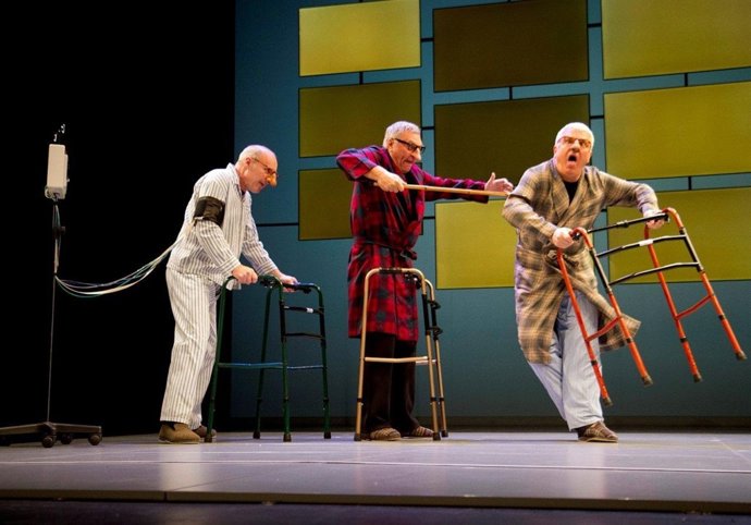 Escena de 'Bits', espectáculo de Tricicle