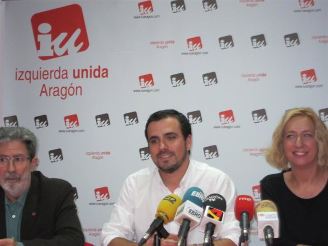 Adolfo Barrena, Alberto Garzón y Particia Luquin