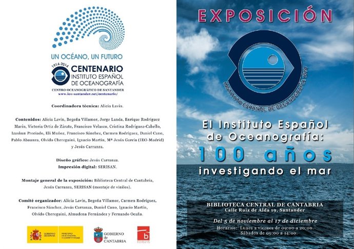 Cartel de la exposición del IEO