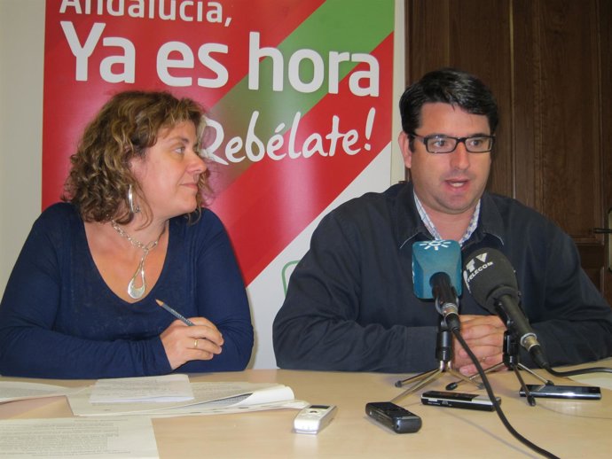 Doblas y García en la rueda de prensa
