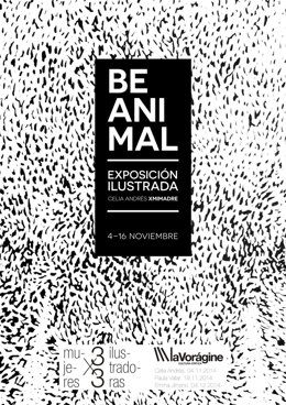 Cartel de 'Be animal'