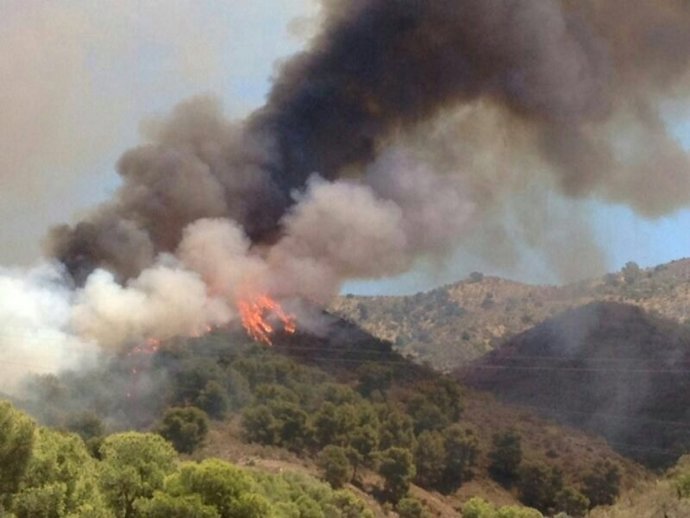Incendio Montes de Málaga