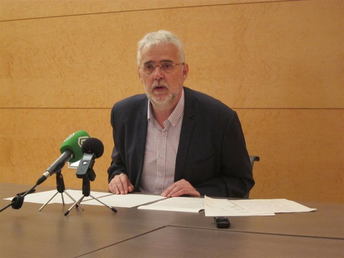 Francesc Signes durante la rueda de prensa 