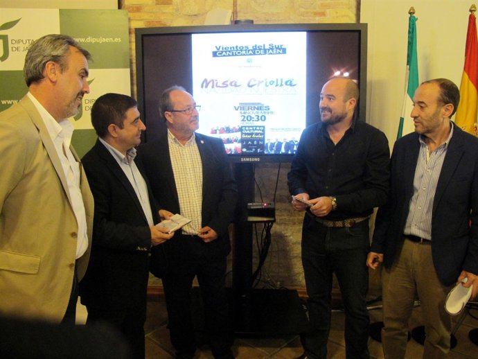 Presentación del disco de Misa Criolla en la Diputación de Jaén