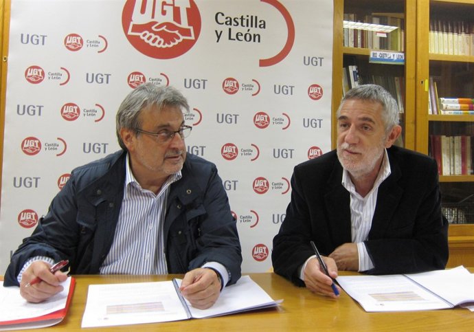 González (i) y Prieto (d) en una reunión sobre los presupuestos