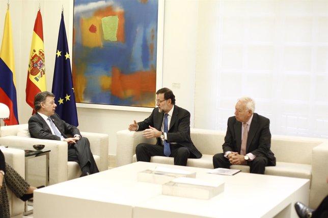 Mariano Rajoy, Juan Manuel Santos y García-Margallo