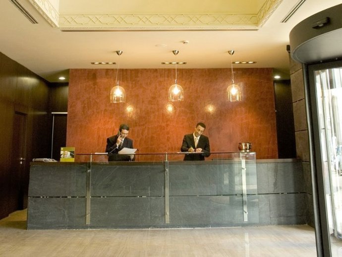 Recepción de un hotel de Barceló en Casablanca