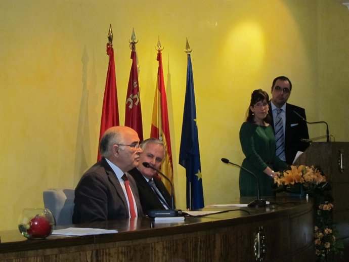  El Presidente De La Comunidad, Alberto Garre, En El Acto De Fundown