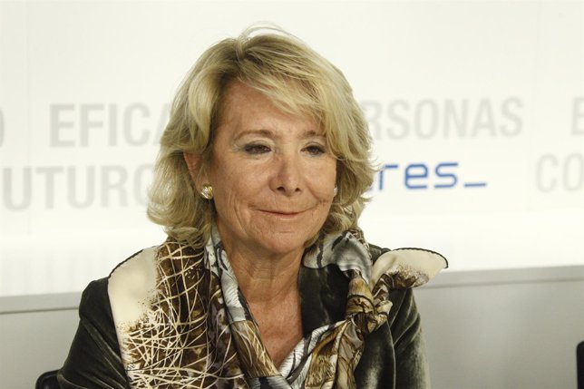 Esperanza Aguirre en el Comité Ejecutivo Nacional del PP