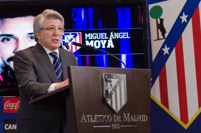 Enrique Cerezo presentación Miguel Ángel Moyá como nuevo portero Atlético